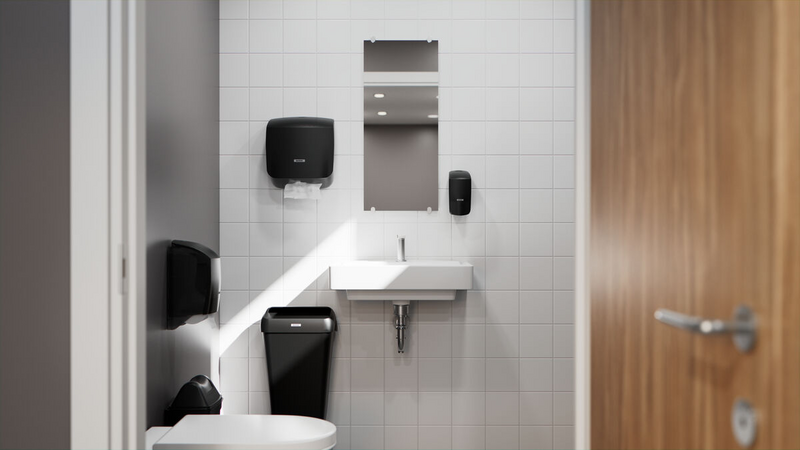 Katrin käsipyyheannostelija S musta