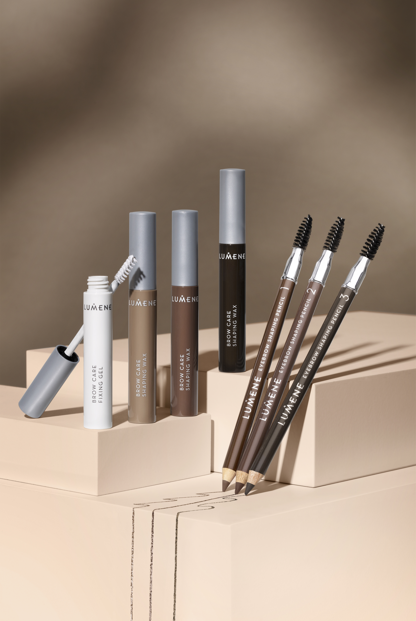 Lumene Eyebrow Shaping kulmakynä 3 Ash Brown
