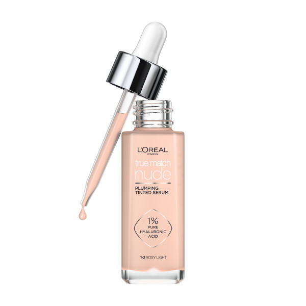 L'Oréal Paris True Match Nude Plumping Tinted Serum meikkivoide 30ml 1-2 Rosy Light