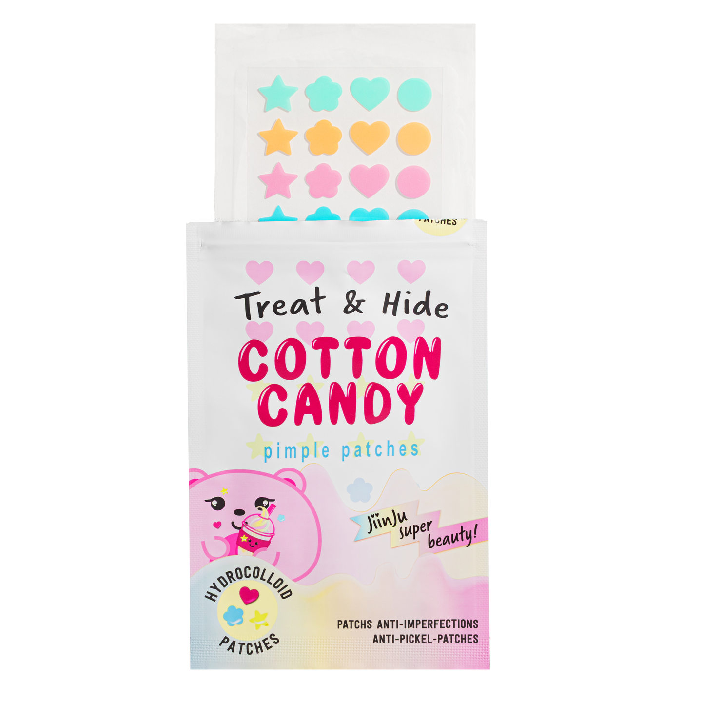 Jiinju Treat & Hide Cotton Candy finnilaastarit 24kpl