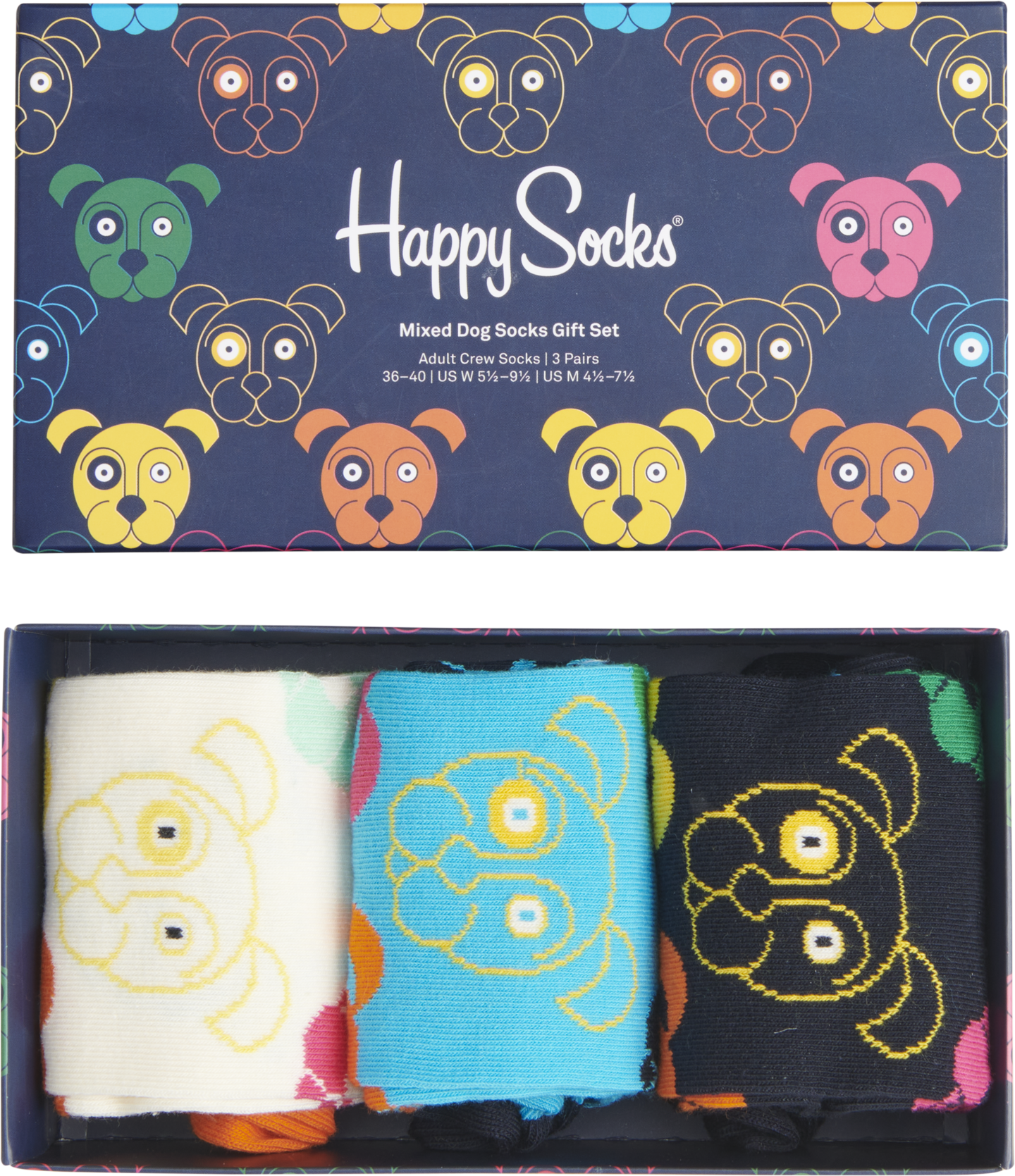 Happy Socks 3pr sukkapaketti