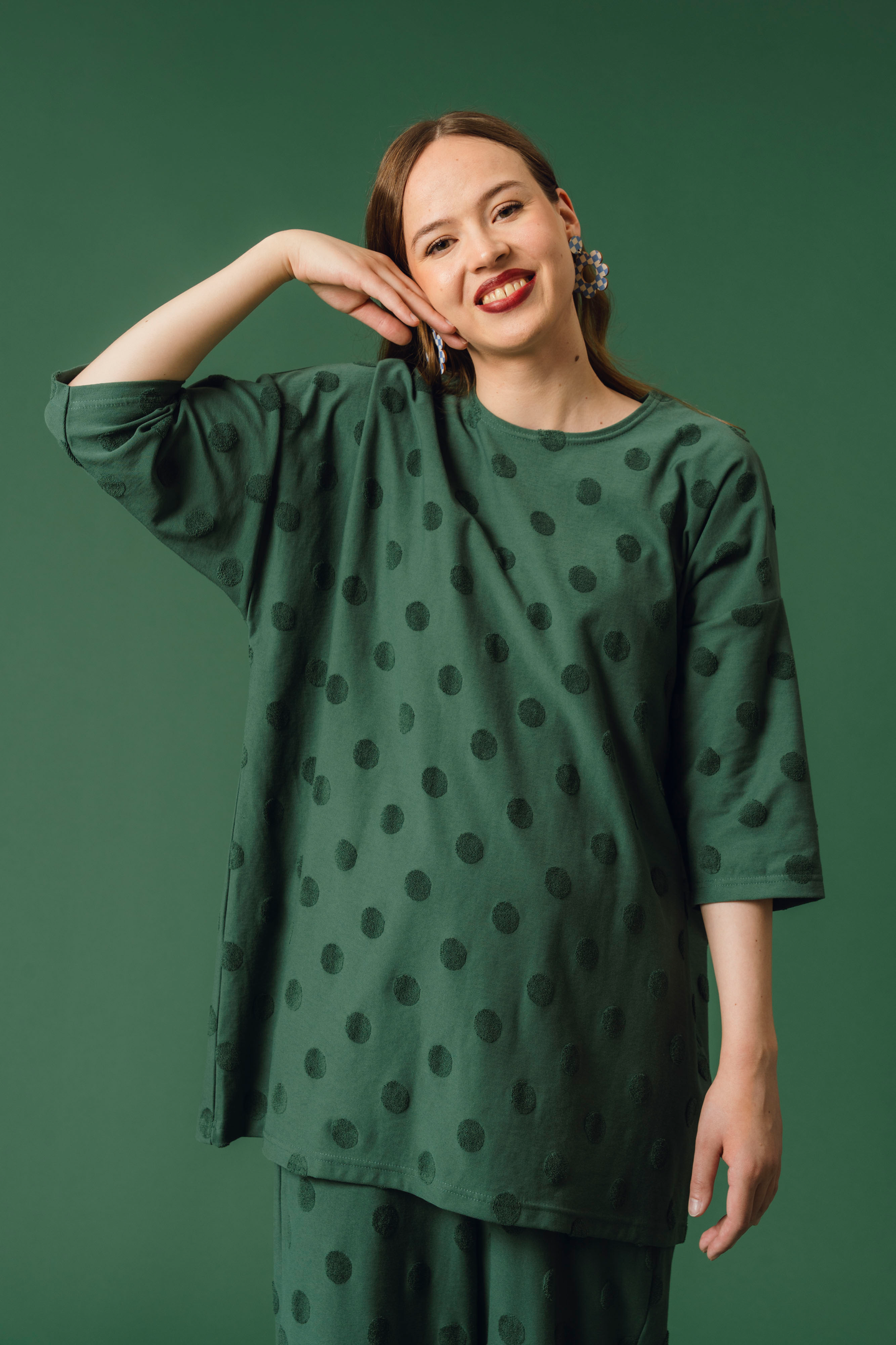 Aarre tunika Bianca vihreä