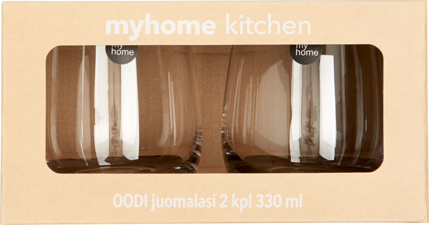 myhome lasi Oodi 330 ml 2 kpl/pkt