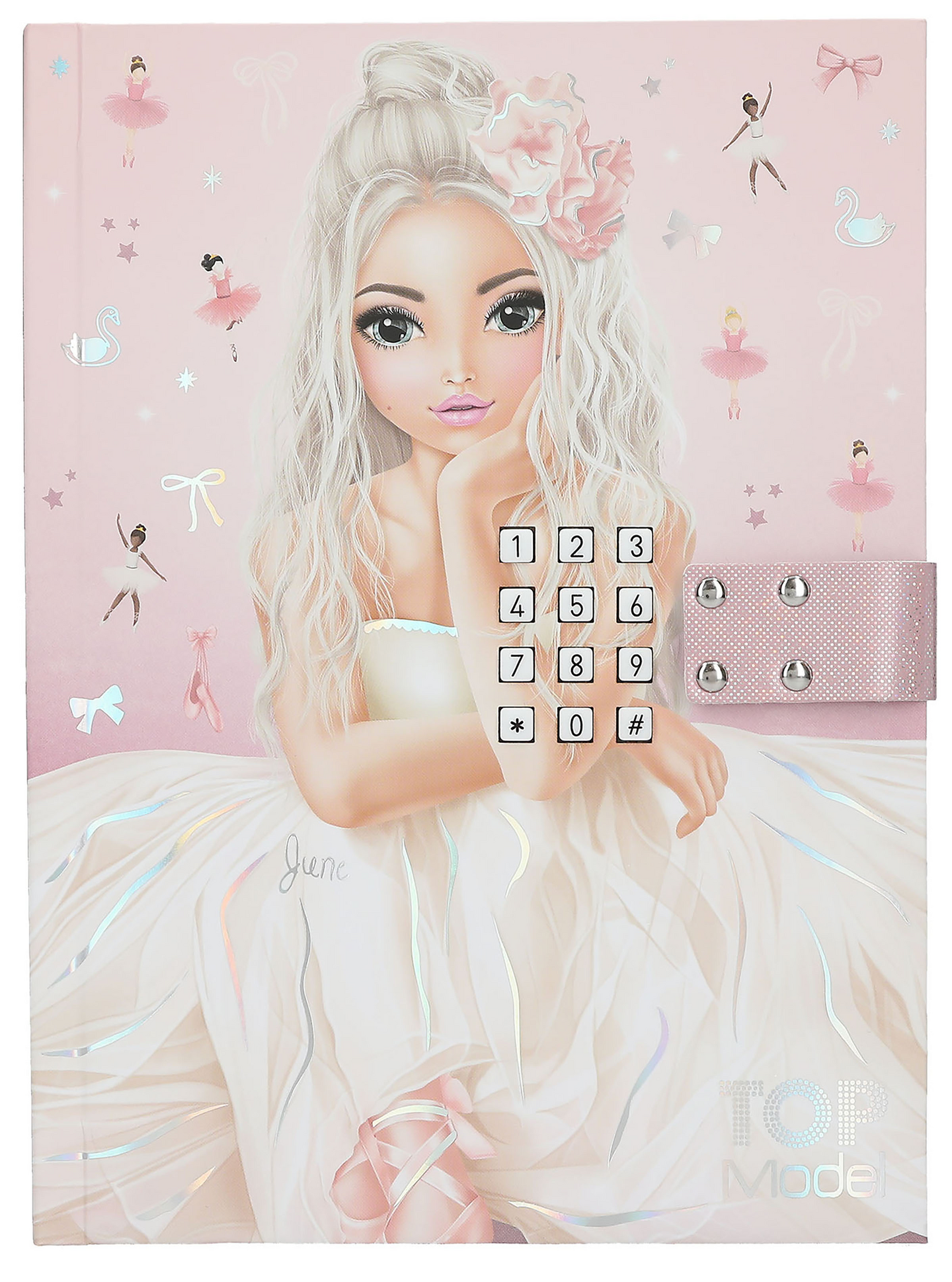 TOPModel BALLET Koodillinen & soiva päiväkirja