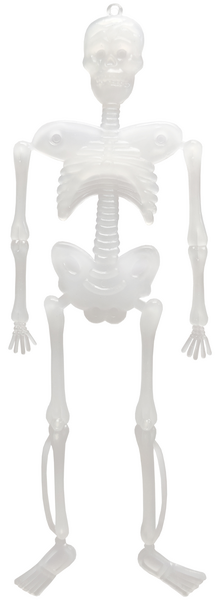 Pimeässä hohtava luuranko 6 kpl/pkt