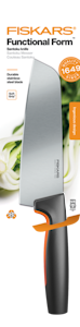 Fiskars Functional Form Santoku veitsi 16 cm