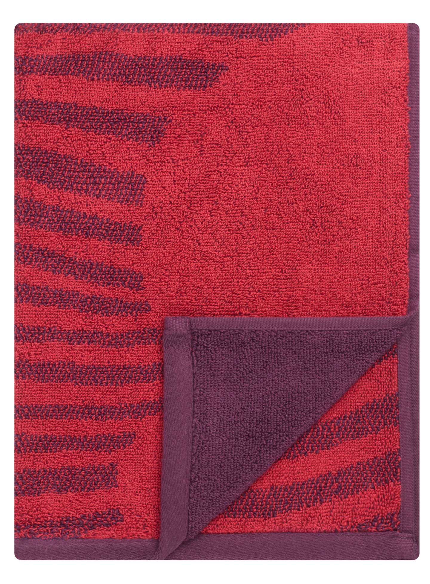 myhome Hattarainen pyyhe 50x70 cm puolukka