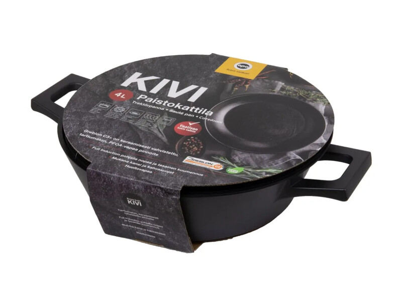 OPA Kivi paistokattila lasikannella 28 cm