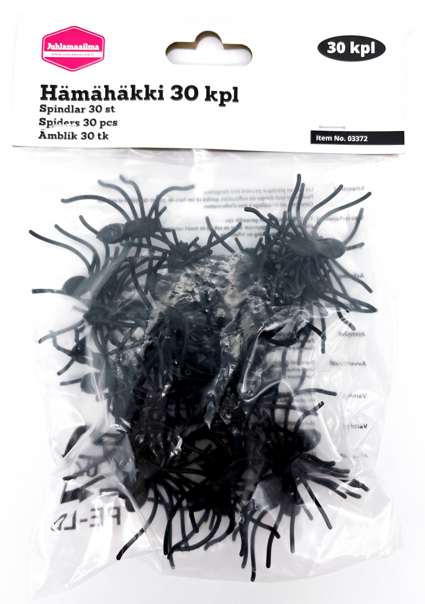 Hämähäkit 4,5 x 4 cm 30 kpl