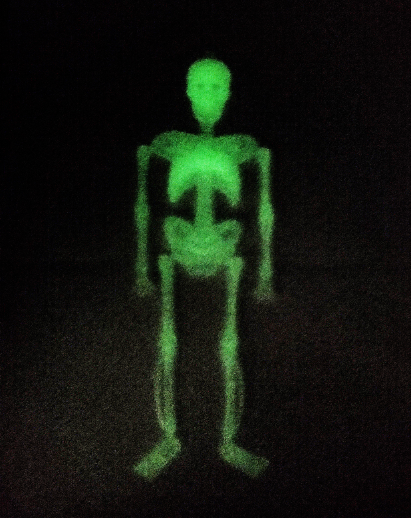 Pimeässä hohtava luuranko 6 kpl/pkt