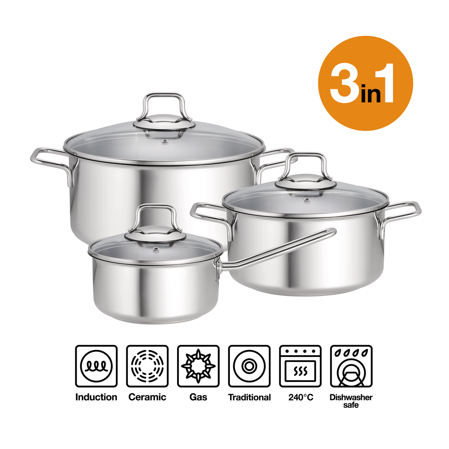 Fiskars EP kattilasetti rst.teräs