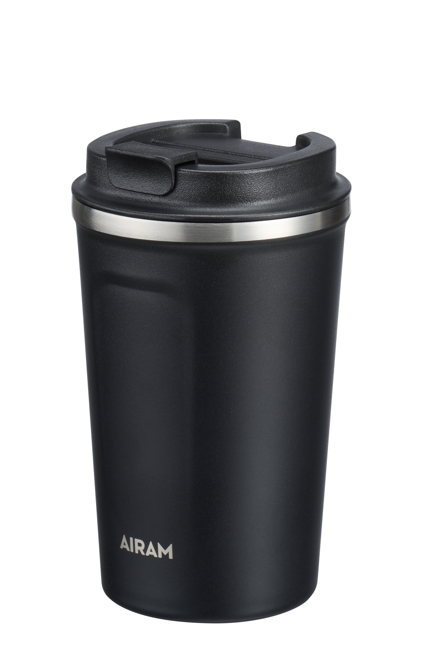 Airam Aalto teräsmuki 0,35 l musta