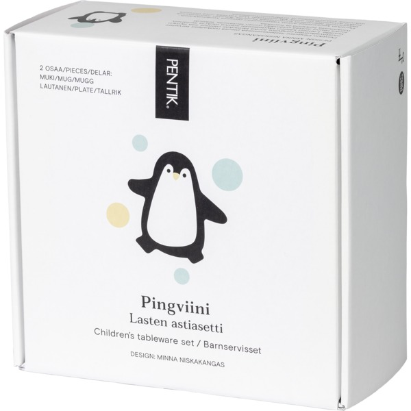 Pentik Pingviini lasten astiasetti 2 osaa