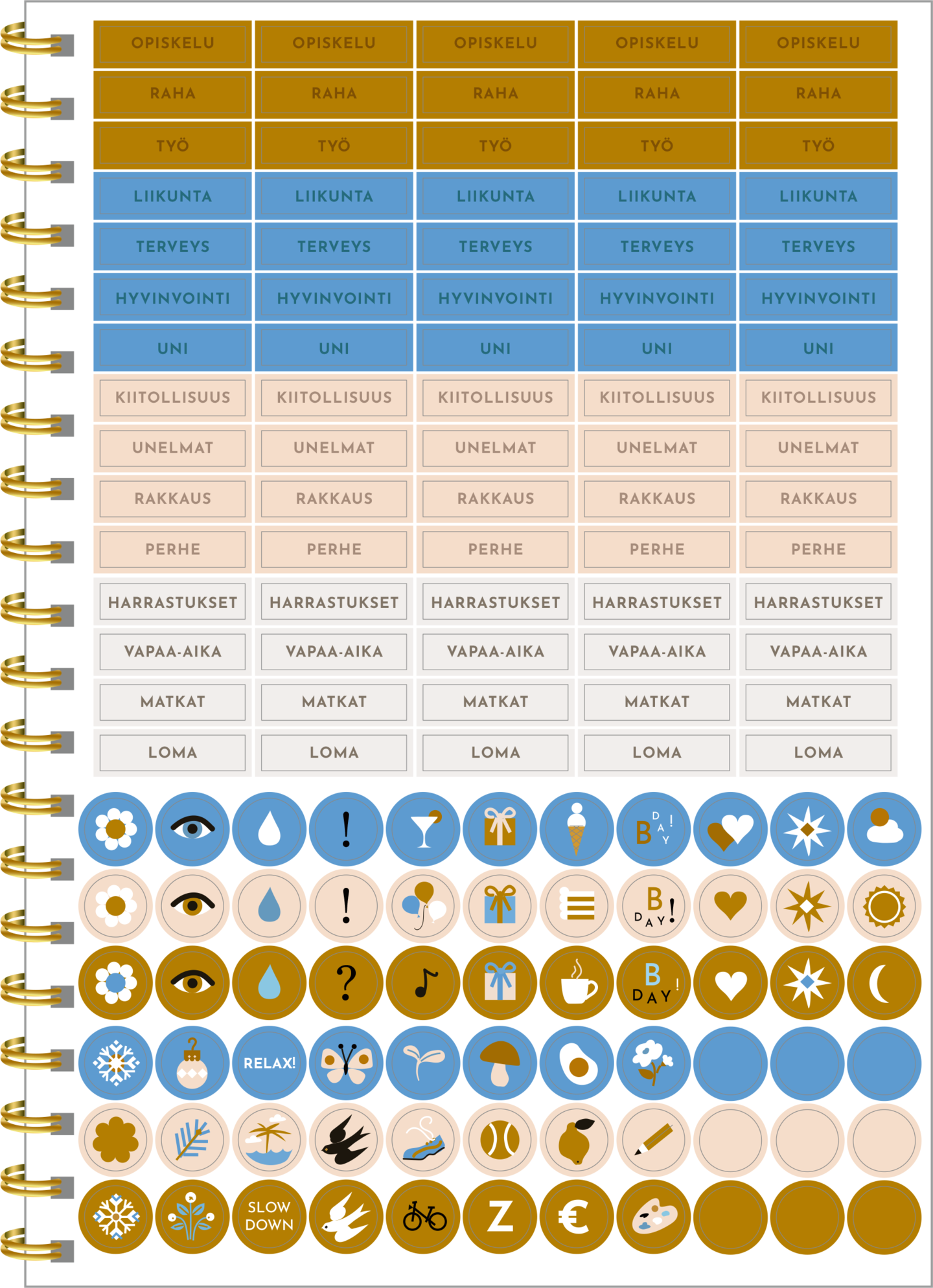 Harmony Planner, pöytäkalenteri