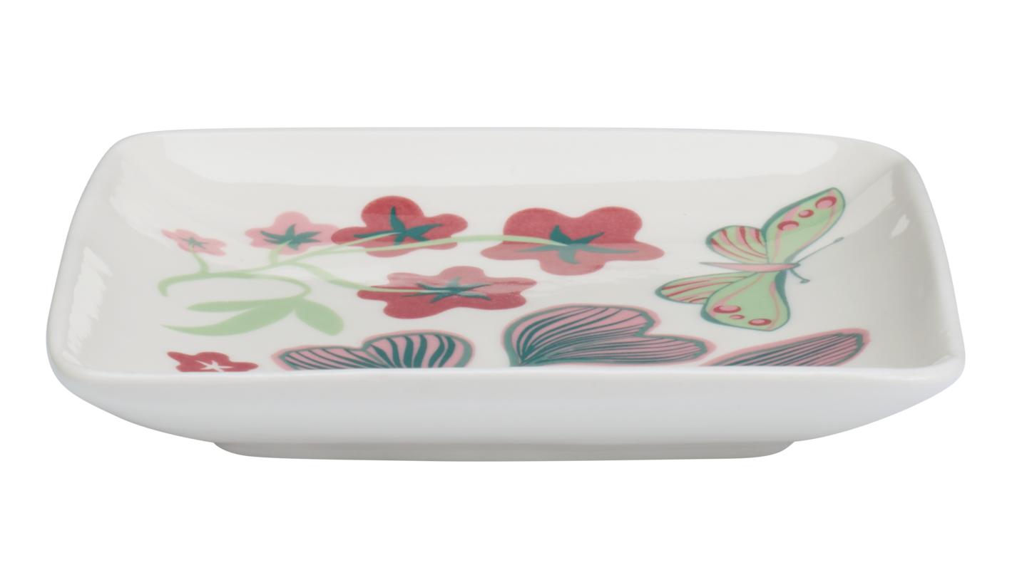 myhome lautanen Paratiisi 13 x 13 cm valkoinen