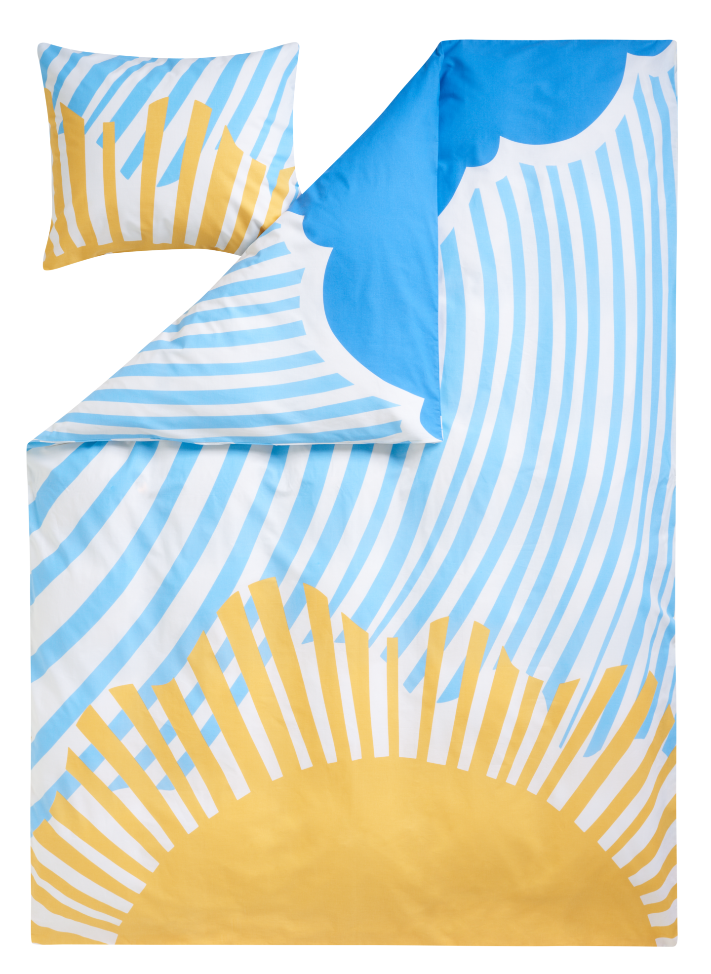 myhome Kesäsade pussilakanasetti 150x210 cm sininen