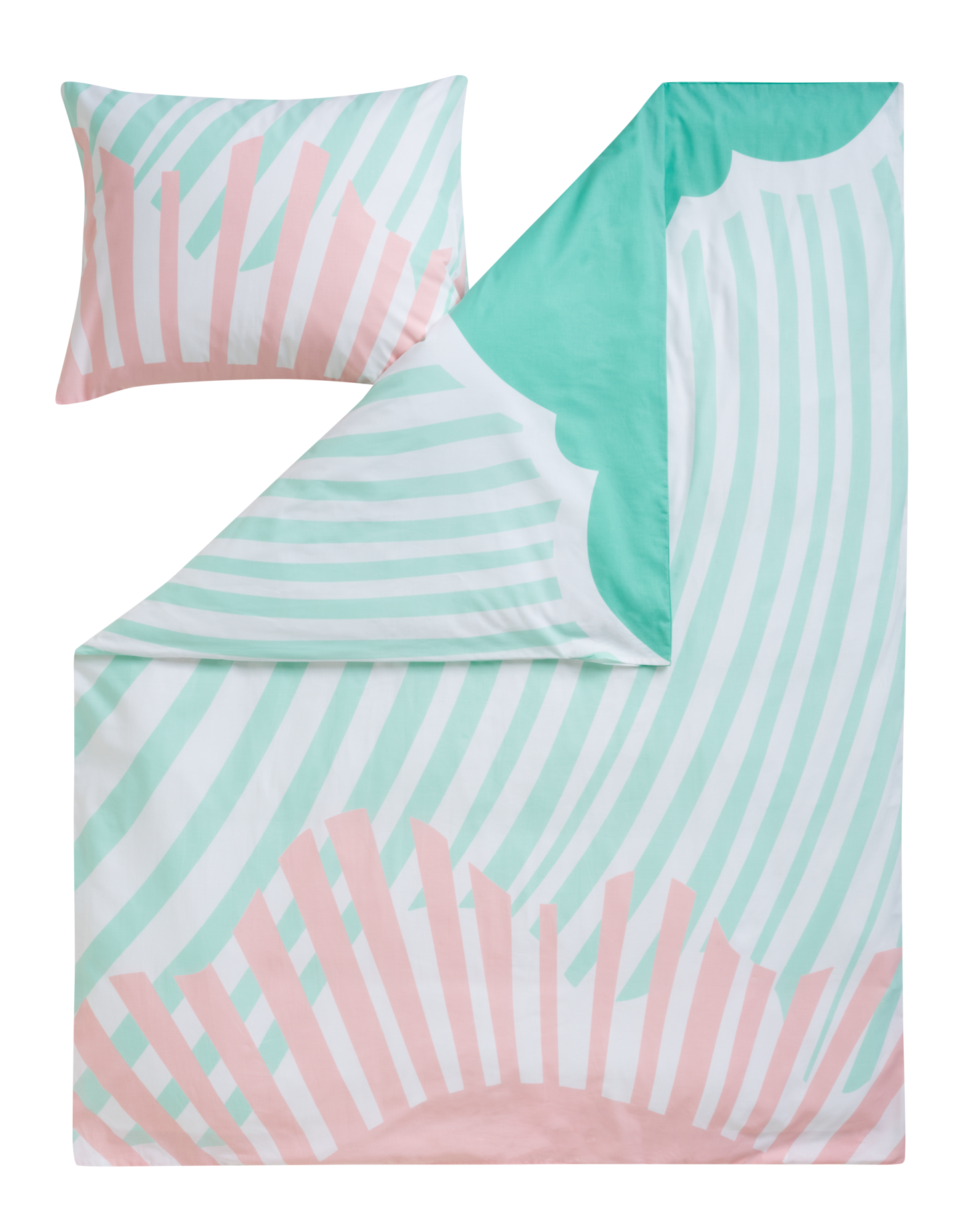 myhome Kesäsade lasten pussilakanasetti 120x160 cm roosa