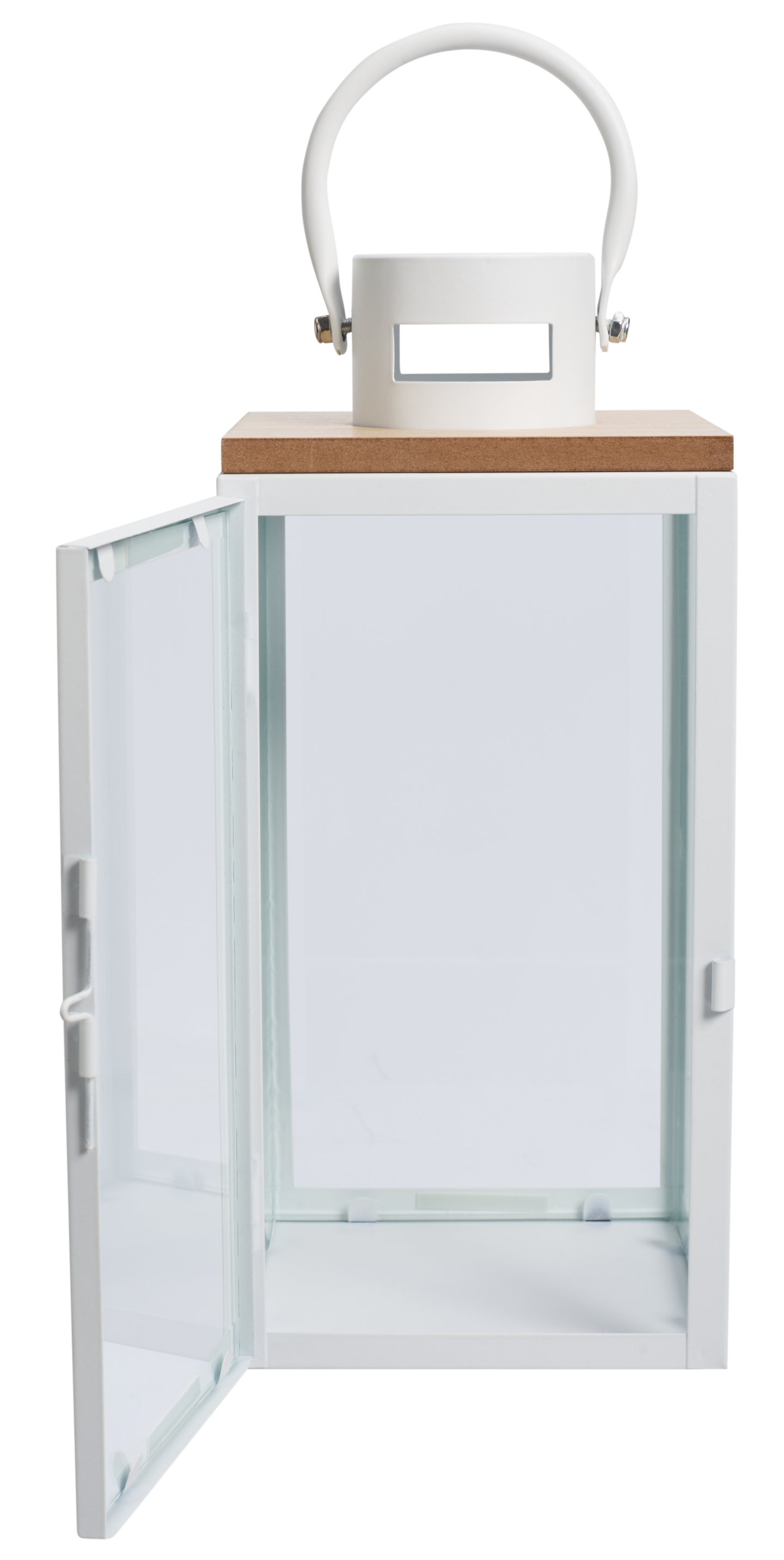 myhome Loiste metallilyhty 29,5 cm valkoinen