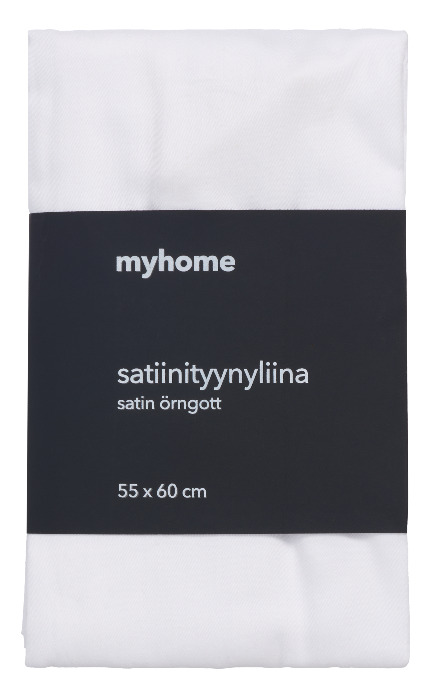 myhome satiinityynyliina 55x60 cm valkoinen