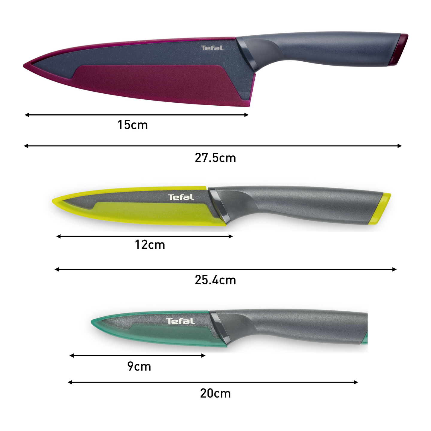 Tefal Fresh Kitchen -keittiöveitset 3 kpl