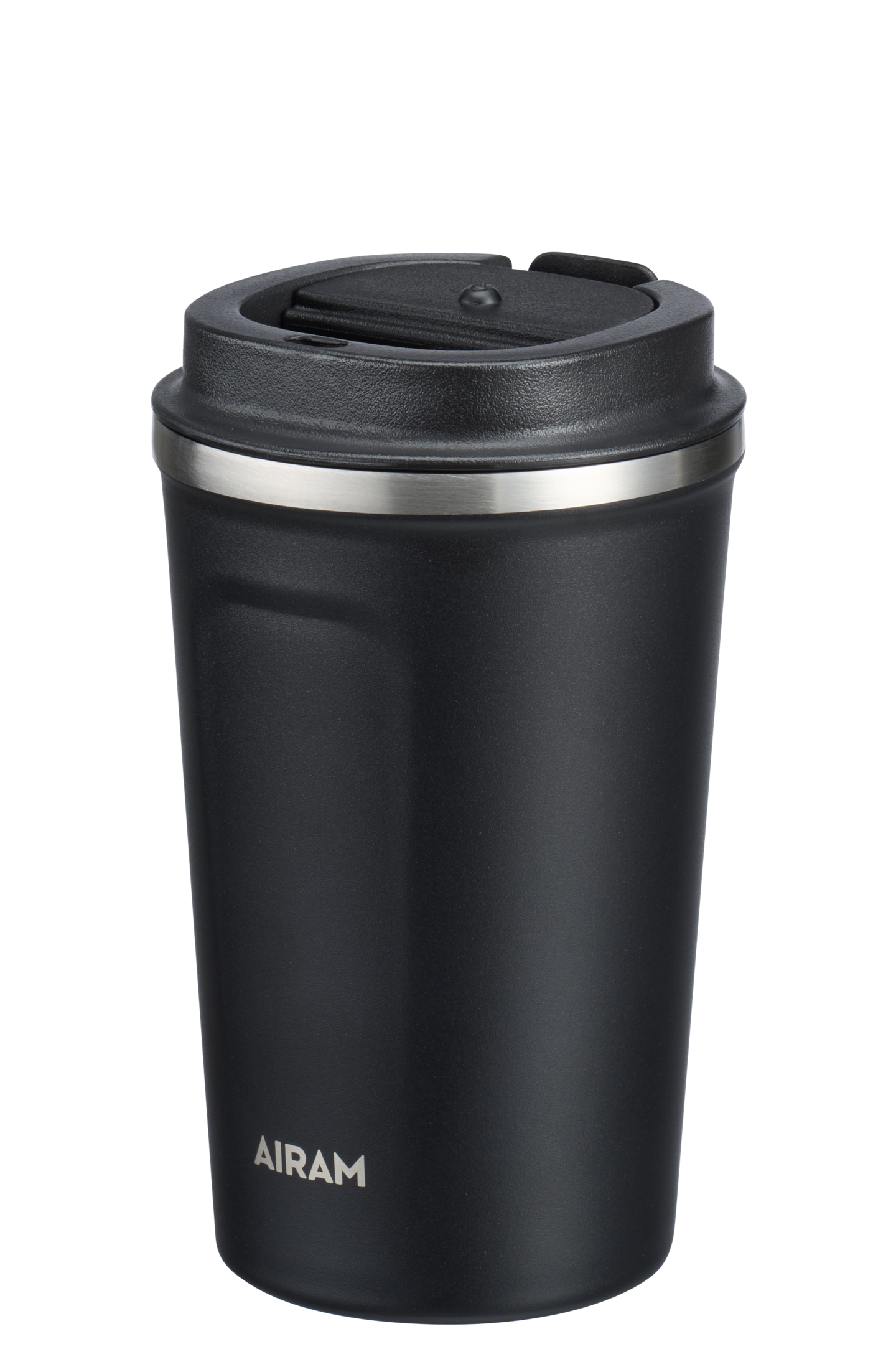 Airam Aalto teräsmuki 0,35 l musta