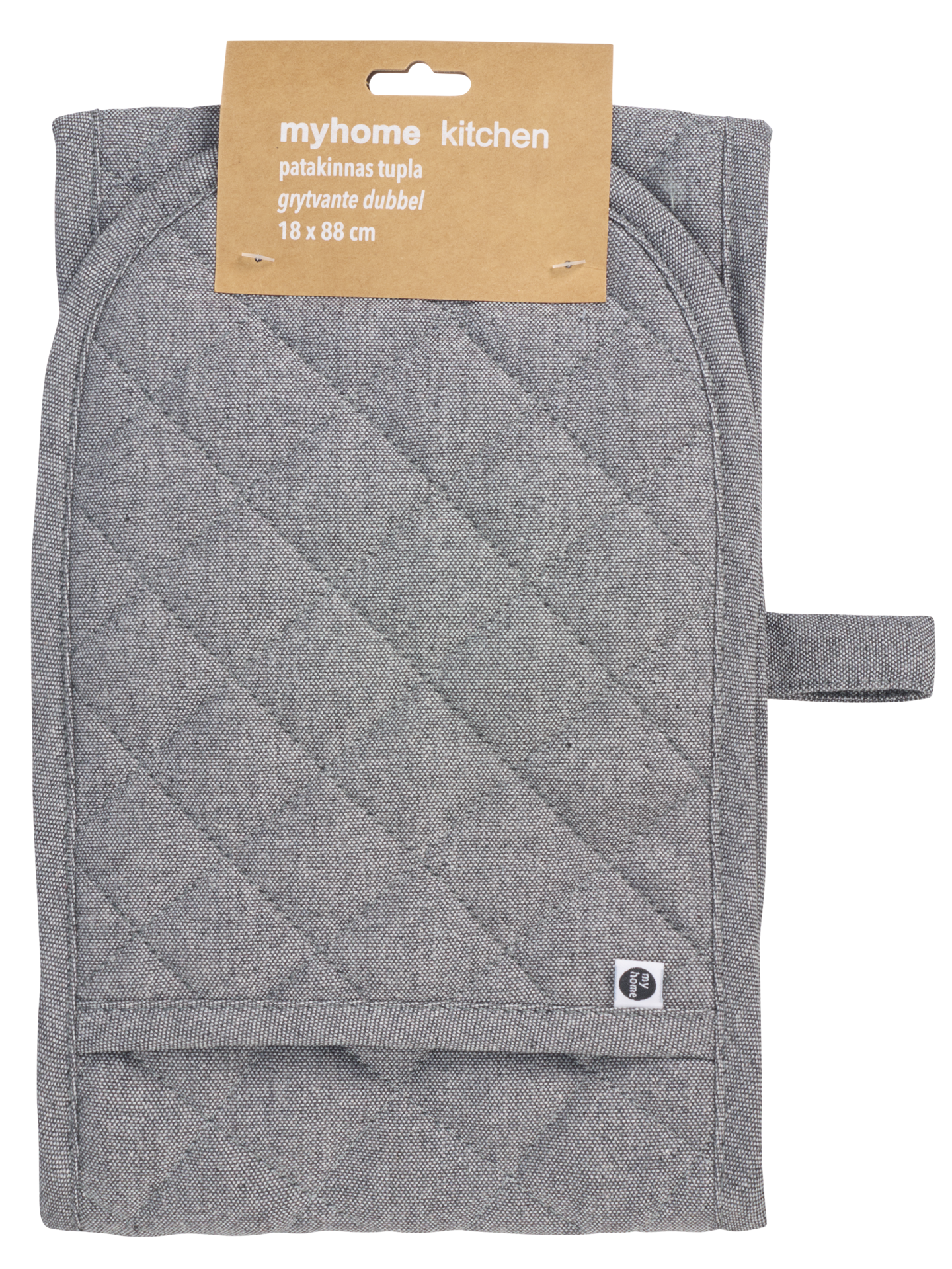 myhome Aava patakinnas tupla 18x88 cm harmaa