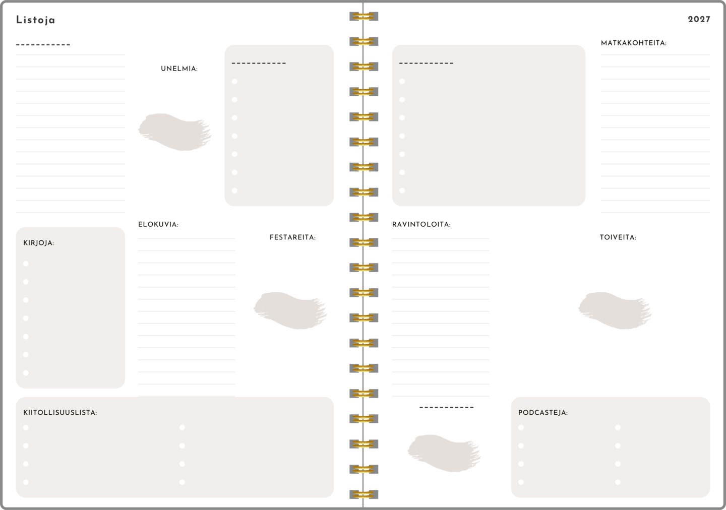 Harmony Planner, pöytäkalenteri