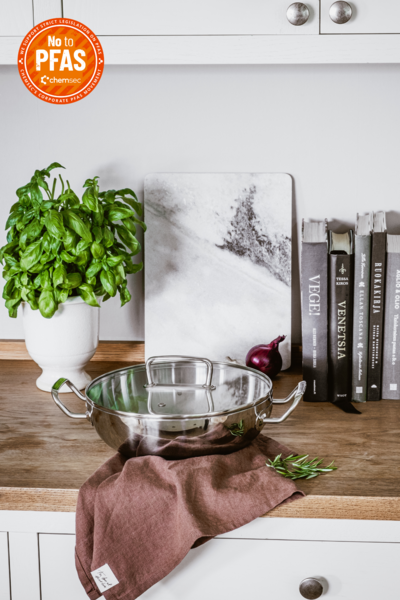 Heirol Syvä Paistokasari 26 cm 3,4 L Steely Classic Triply