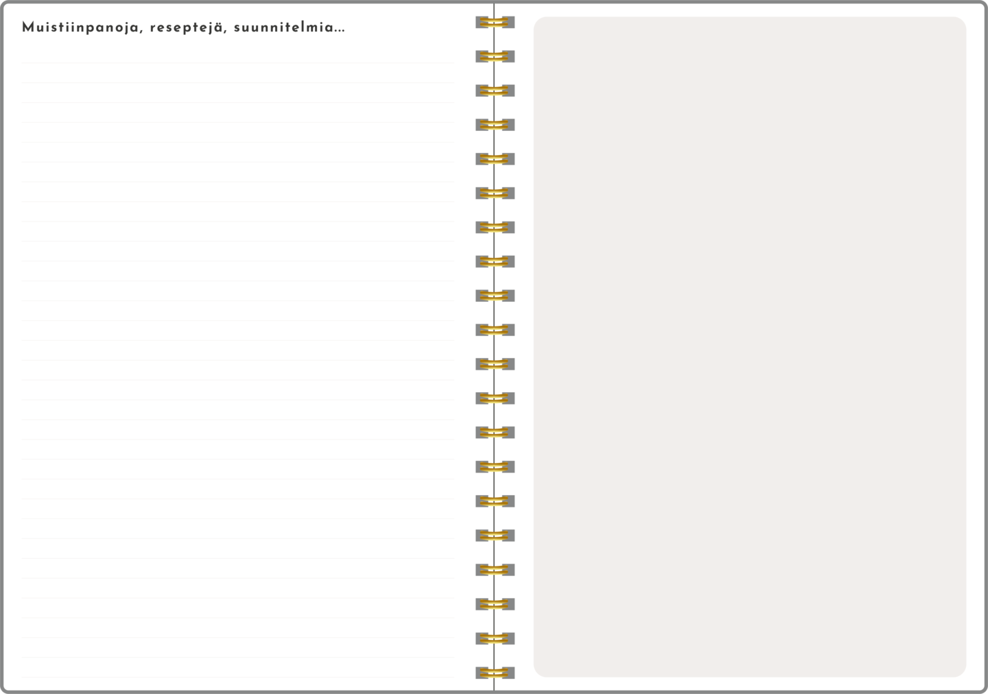 Harmony Planner, pöytäkalenteri