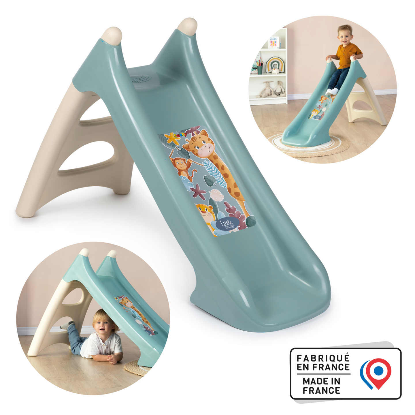 Smoby Little Smoby Green XS Liukumäki, pastelli