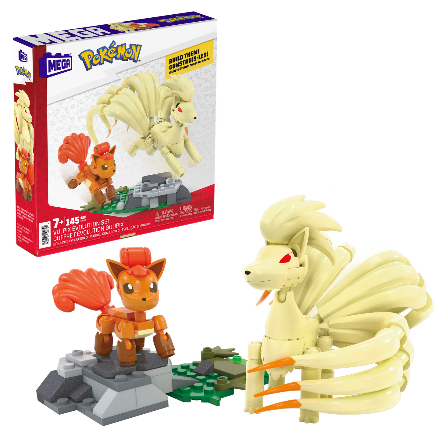 MEGA Pokémon Vulpix Evolution -rakennussetti