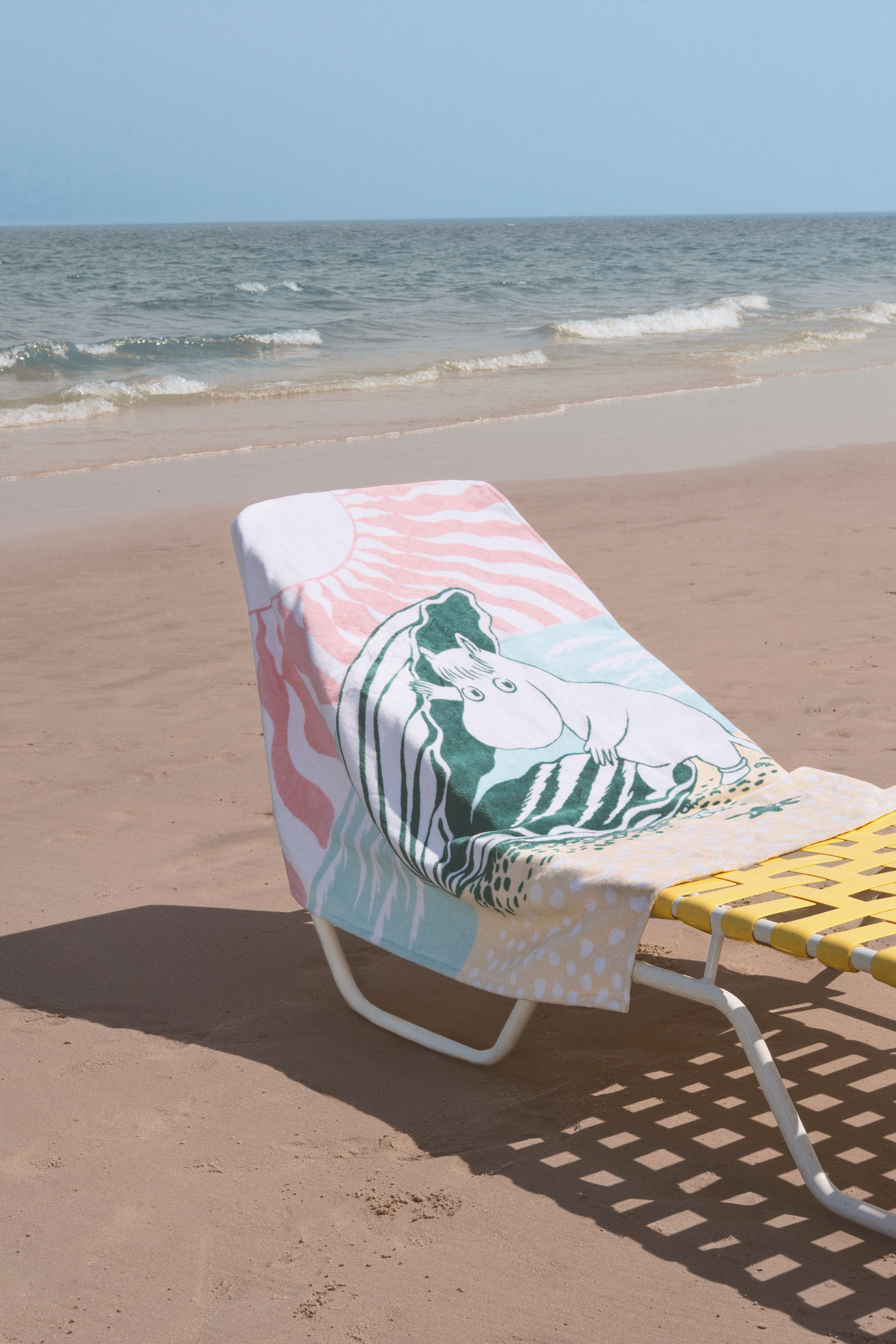 Muumi Rantapäivä rantapyyhe 93x150 cm GOTS