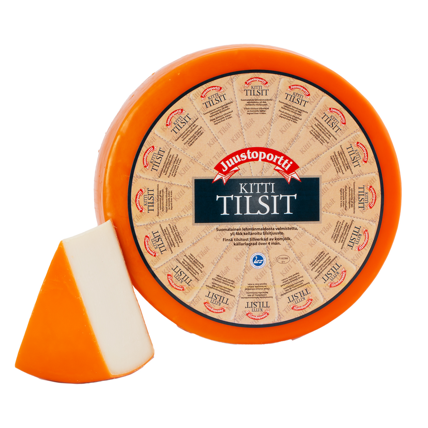 Juustoportti Tilsit noin 5 kg kiekko