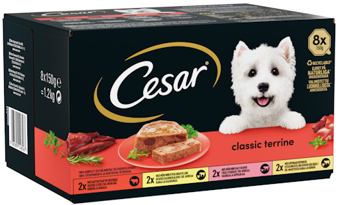 Cesar Classics Selection 8x150g mureke