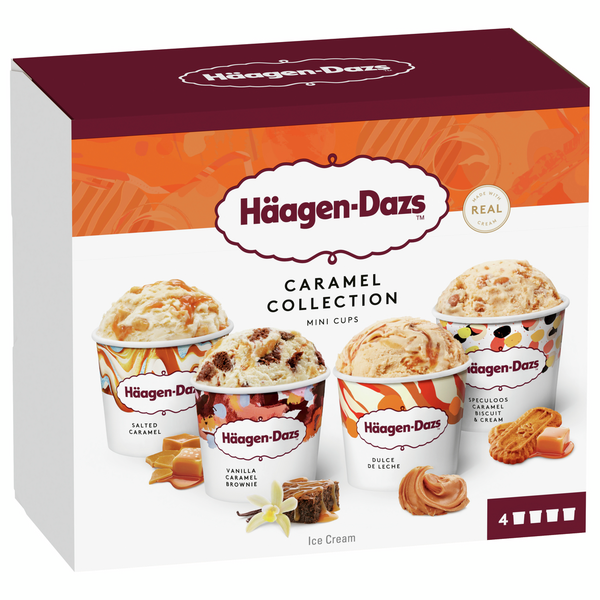 Häagen-Dazs Caramel Collection jäätelö 4x95ml