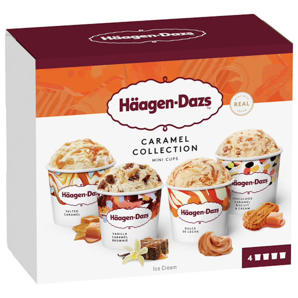 HäagenDazs Caramel Collection jäätelö 4x95ml — HoReCatukku Kespro