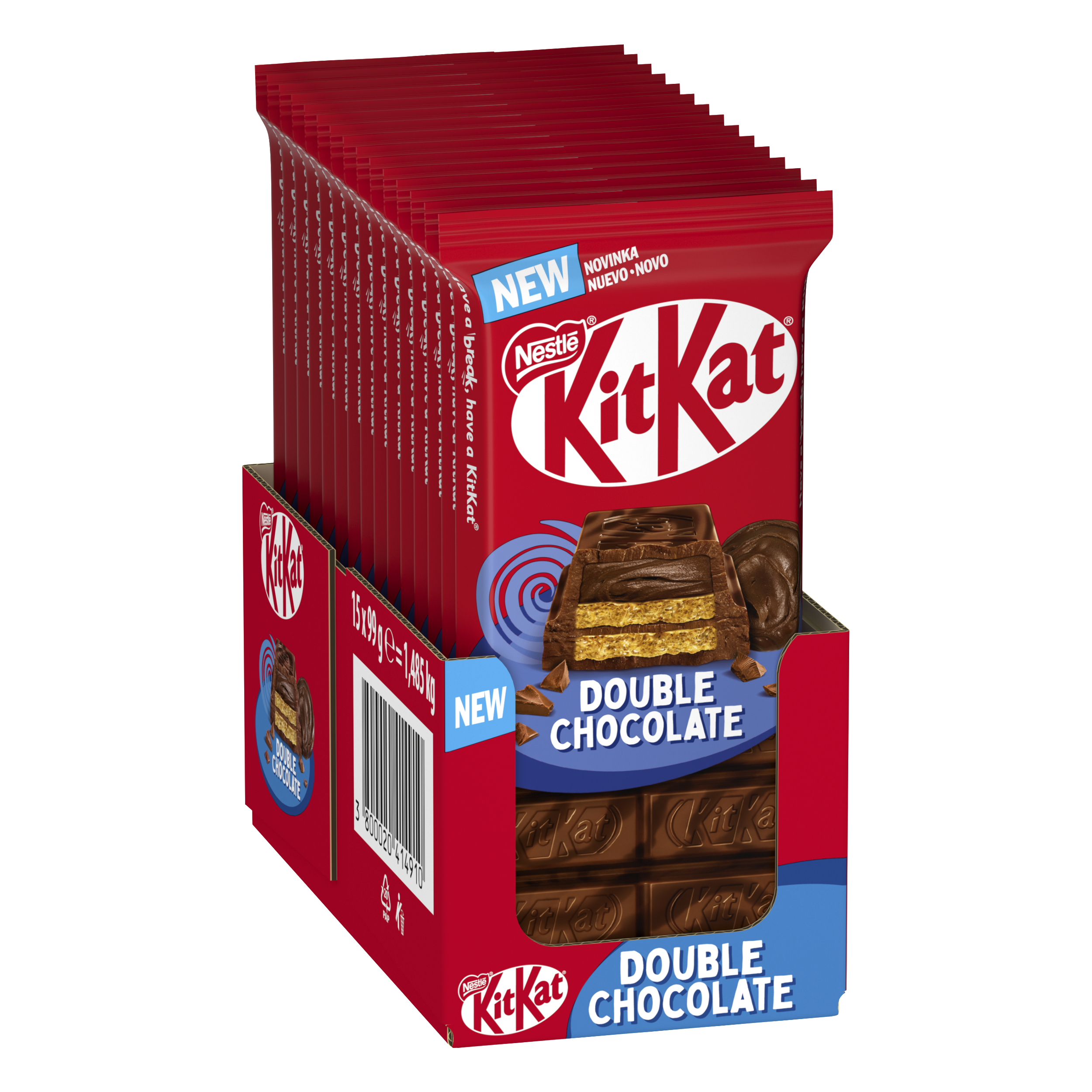 KitKat Double Chocolat vohvelikeksilevy 99g