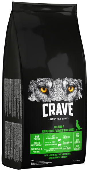Crave koiranruoka 7kg lammas ja härkä