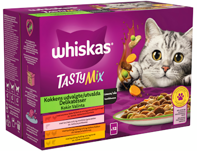 Whiskas Tasty Mix Kokin valinta kastikkeessa 12x85g