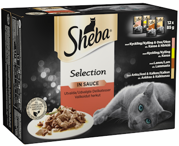 Sheba Select Slices kastikkeessa 12x85g lihaisa