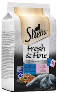 Sheba Fresh&Fine 6x50g Kalalajitelma hyytelössä MSC