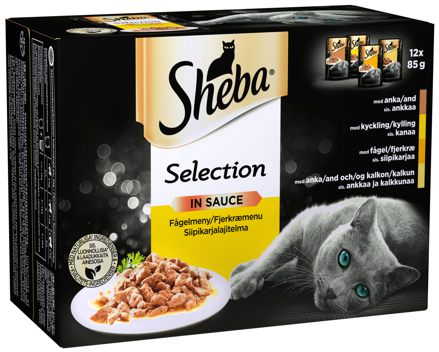 Sheba Select Slices Siipikarjalajitelma 12x85g