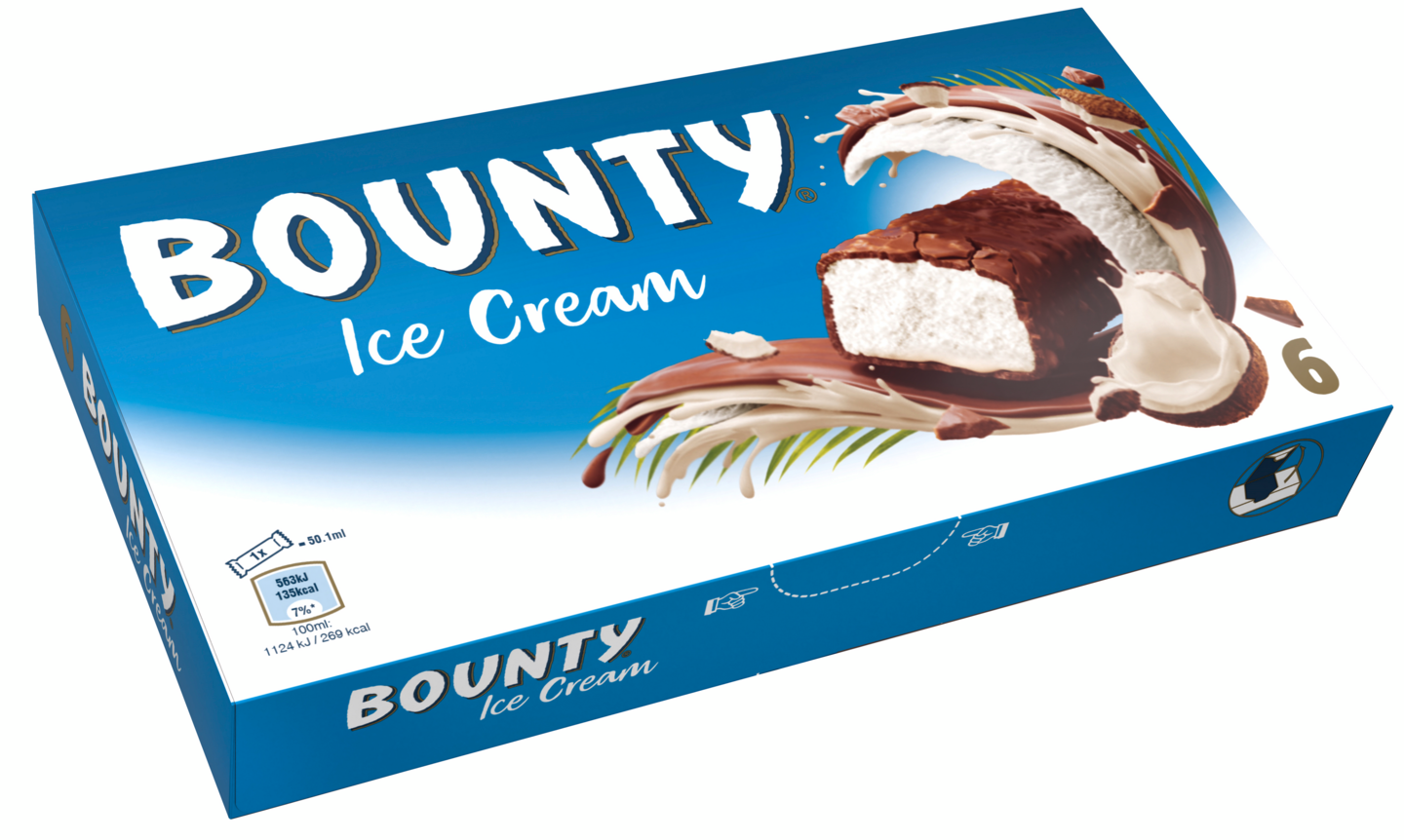 Bounty jäätelö 6x39,1g