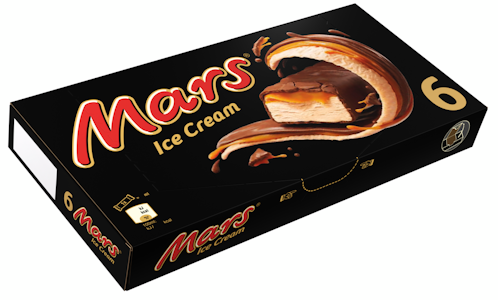 Mars jäätelöpatukka 6kpl/240g 297ml pa