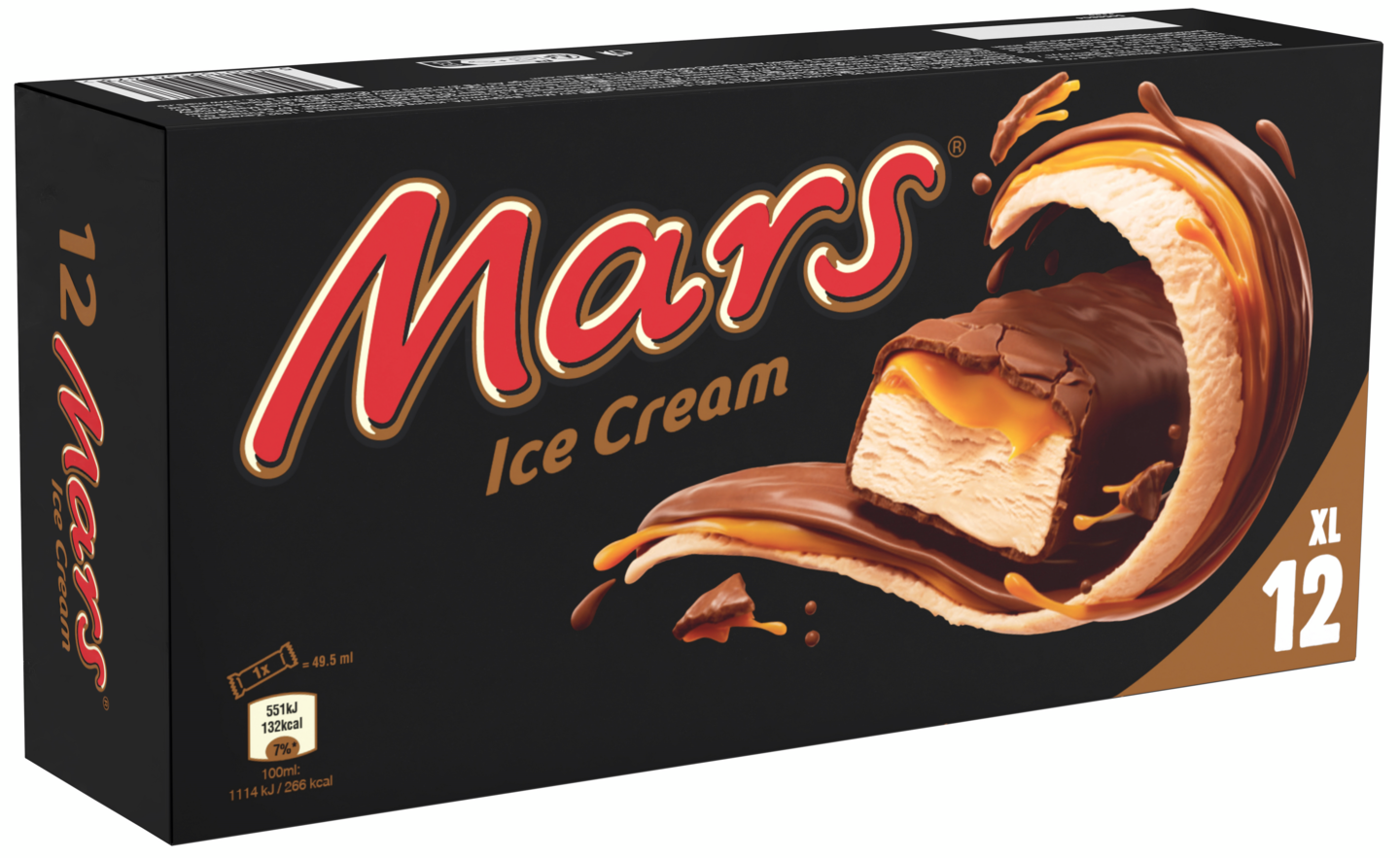 Mars jäätelöpatukka 12kpl/480g 594ml pa