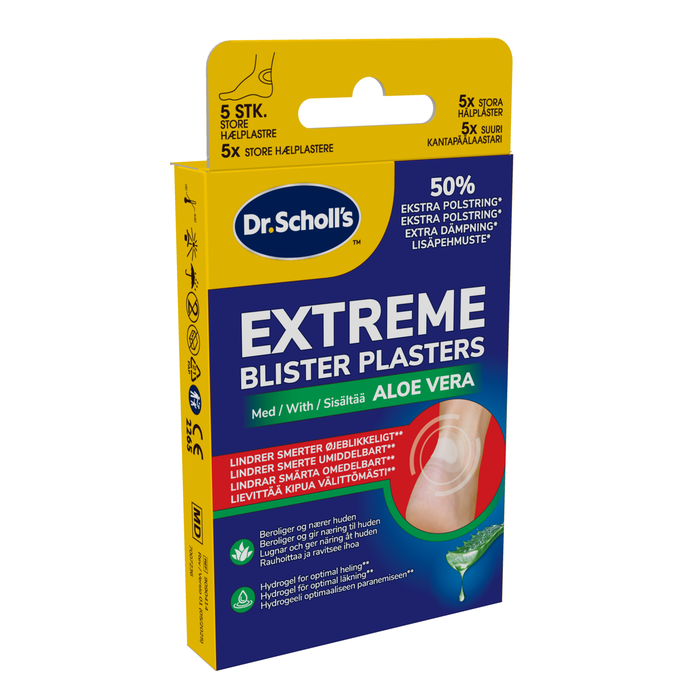 Dr. Scholl's Extreme Rakkolaastarit Aloe Veralla