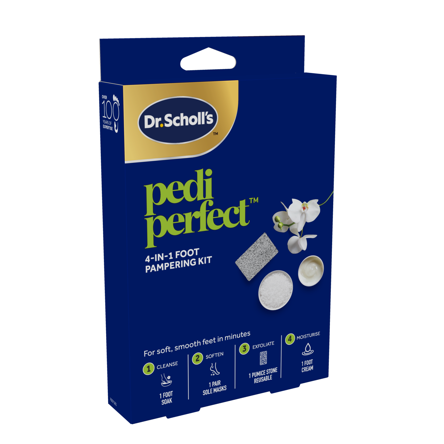 Dr. Scholl's Pedi Perfect 4-in-1 Jalkojenhoitosetti