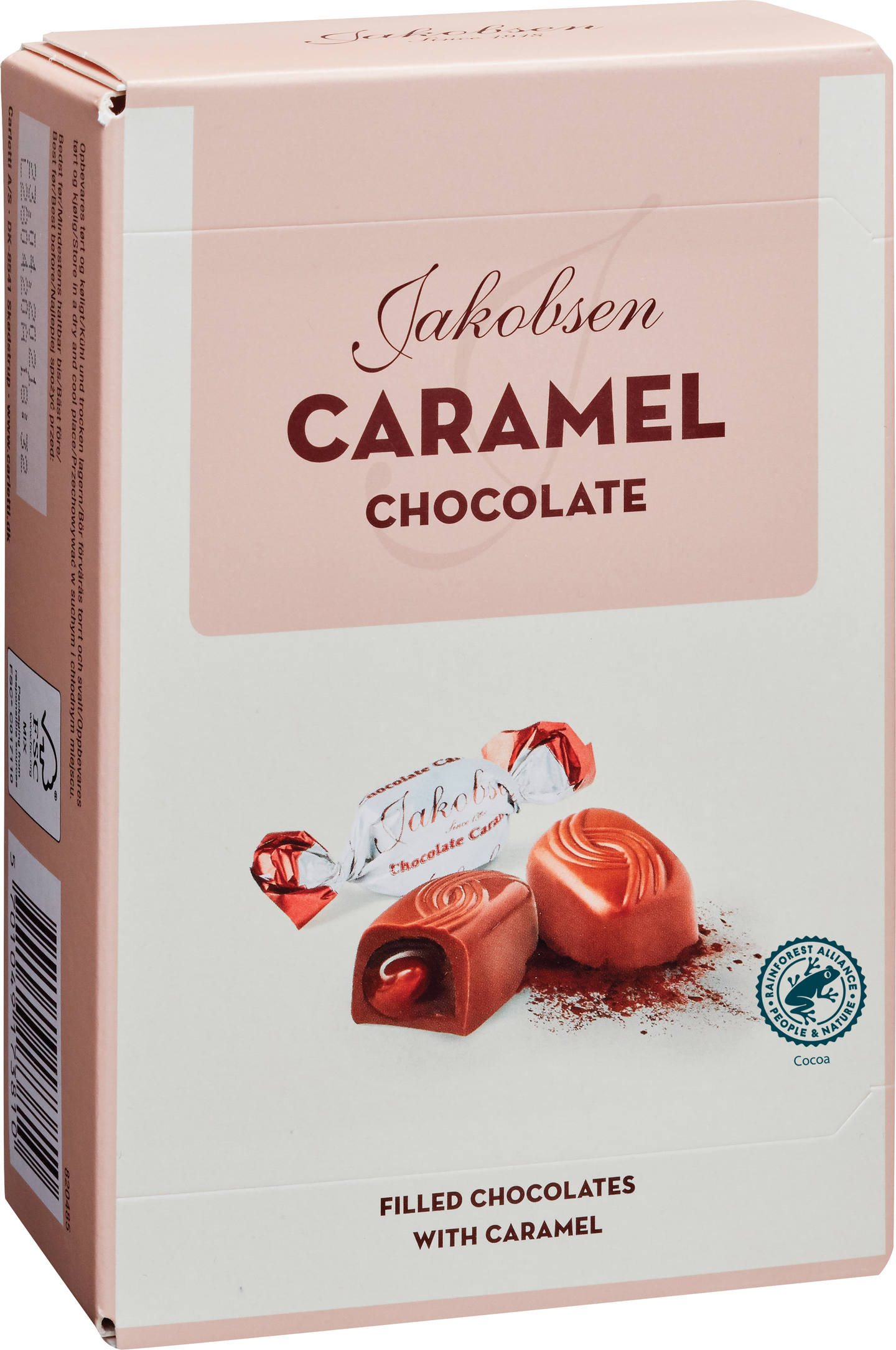 Jakobsen 125g maitosuklaa karamelli