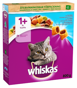 Whiskas 1+ Tonnikalaa 800g