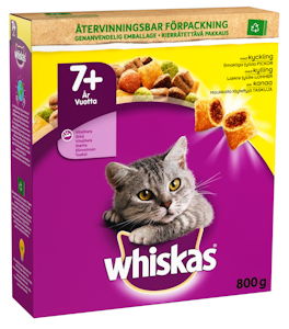 Whiskas 7+ Kanaa 800g